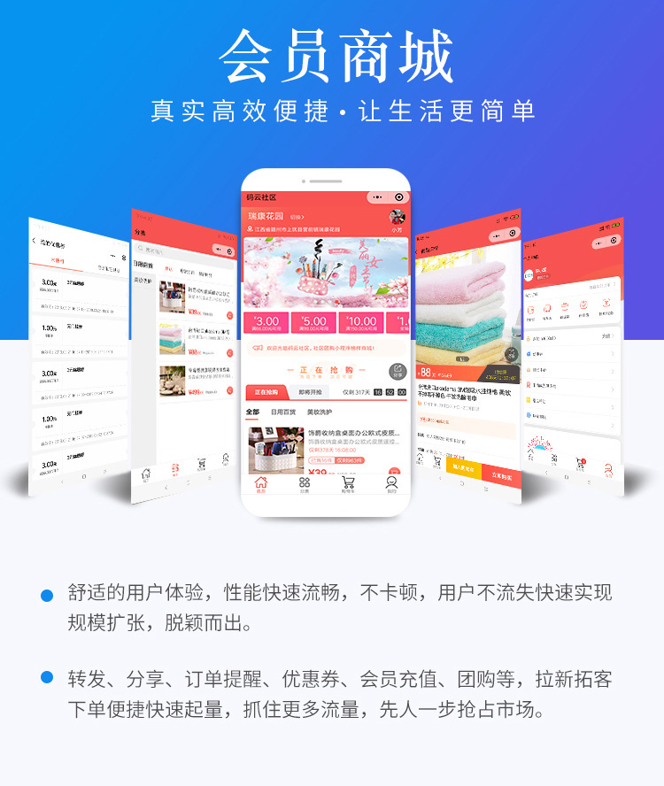 微信服务定制, 小程序定制, 电商零售, 餐饮外卖, 企业展示, 小程序商城, 生活服务