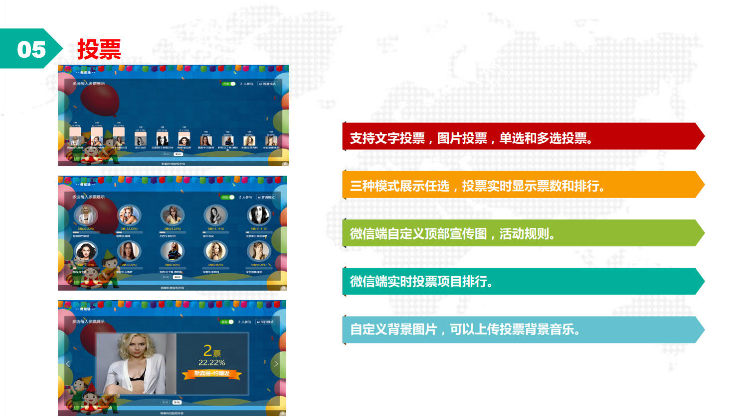 微信服务定制, 公众号定制, 互动, 上墙, 摇一摇, 抽奖, 年会