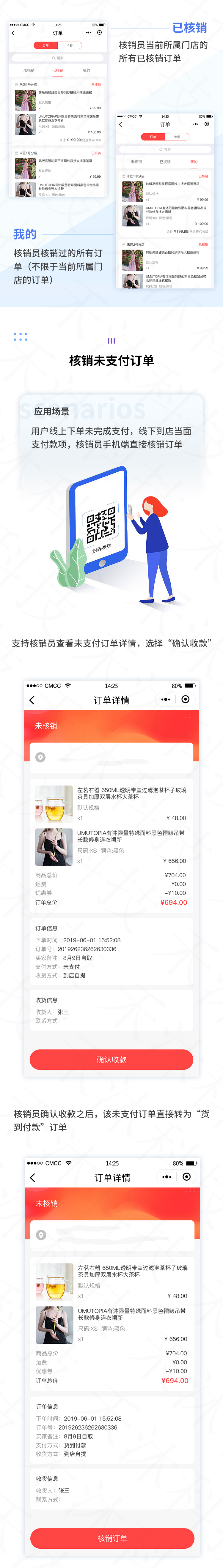 小程序, 电商/零售, 核销, 核销员, 手机端核销员, 手机核销, 小程序核销