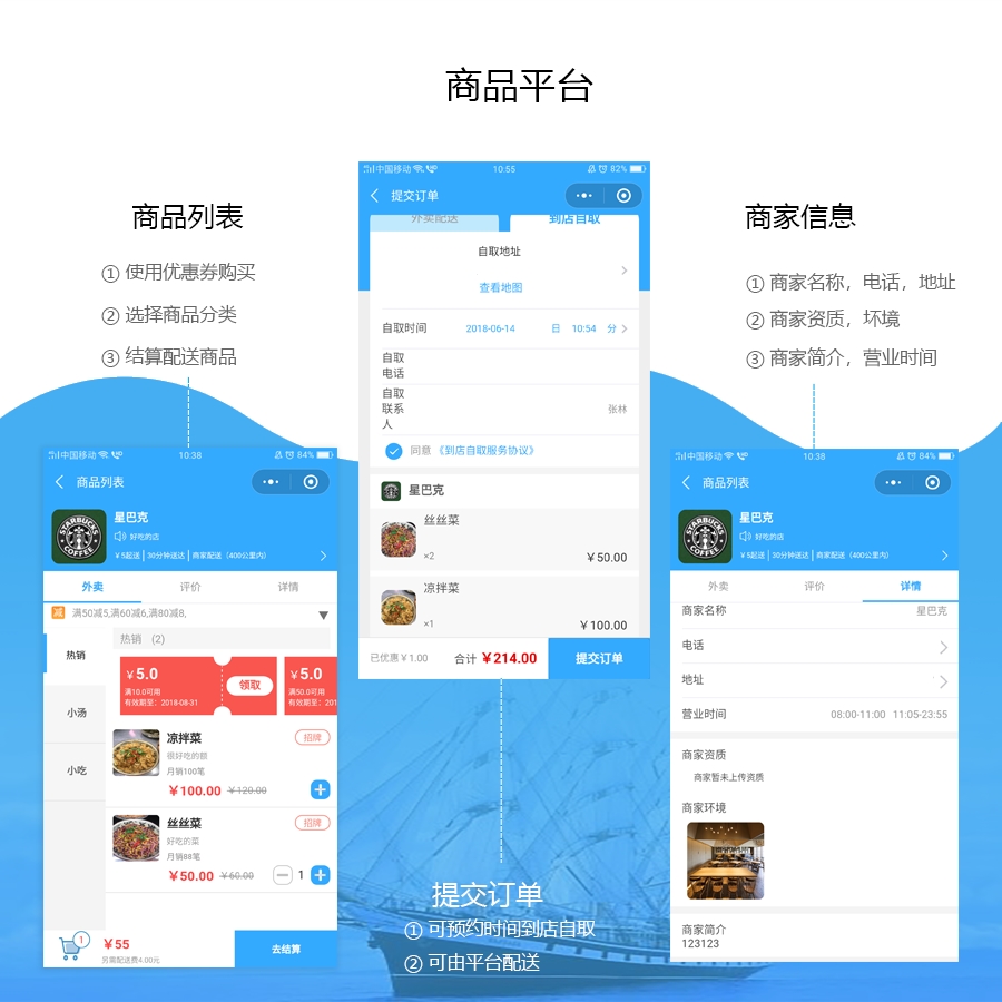 小程序, 餐饮外卖