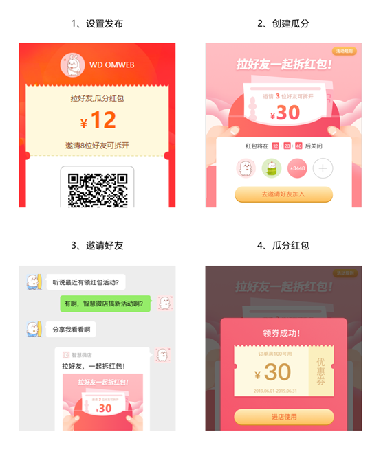 微信服务定制, 小程序定制, 微信小程序, 进销存, 好友瓜分, 营销功能