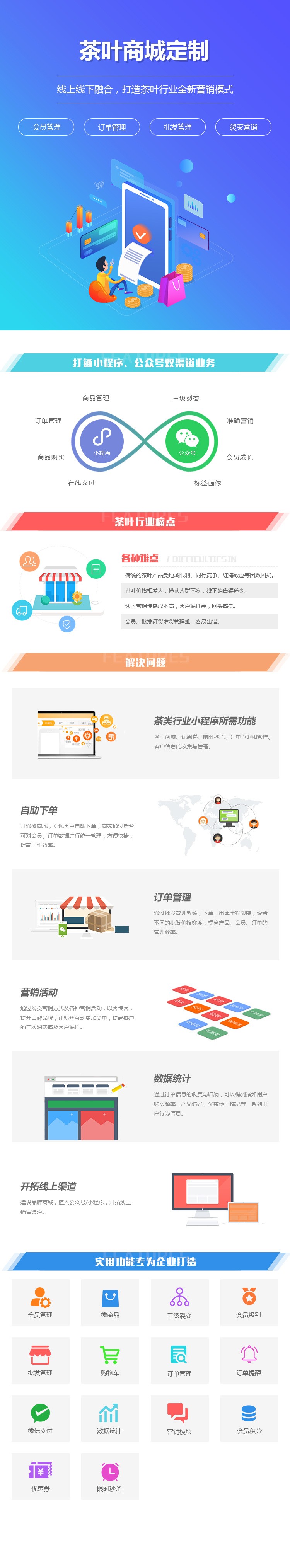 小程序, 电商/零售, 电商, 茶叶, 小程序商城