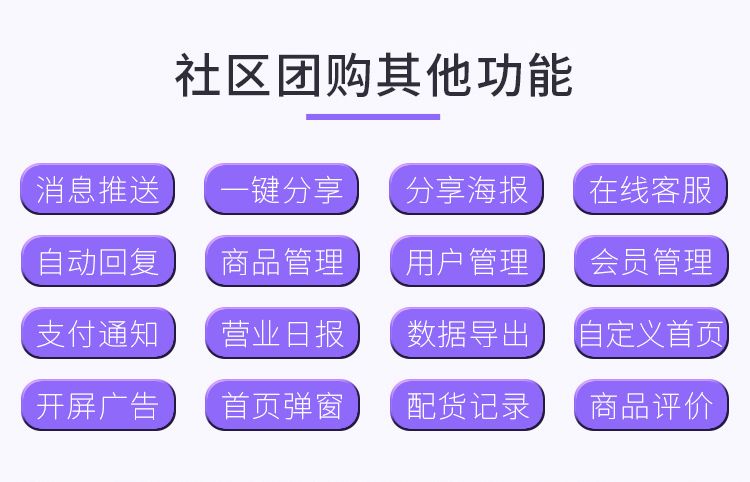 小程序, 其它, 社区团购系统, 社区团购小程序, 社区拼团系统开发