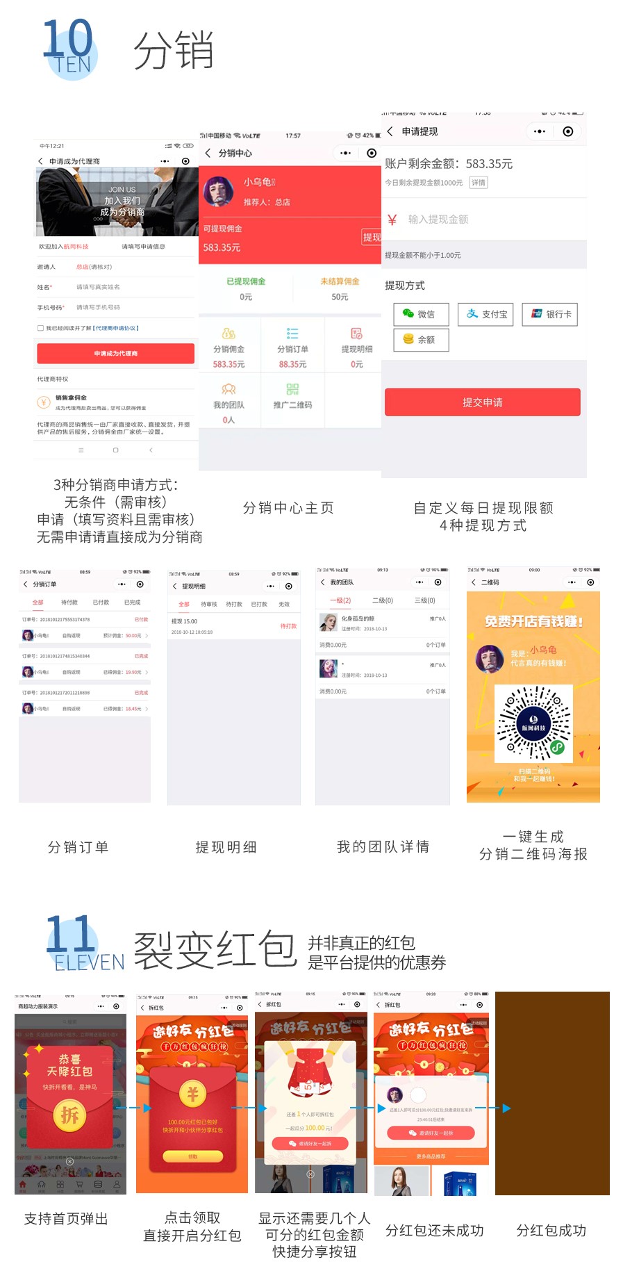 小程序, 电商/零售, 电商, 超市, 零售, 多门店, 多商户, 拼团