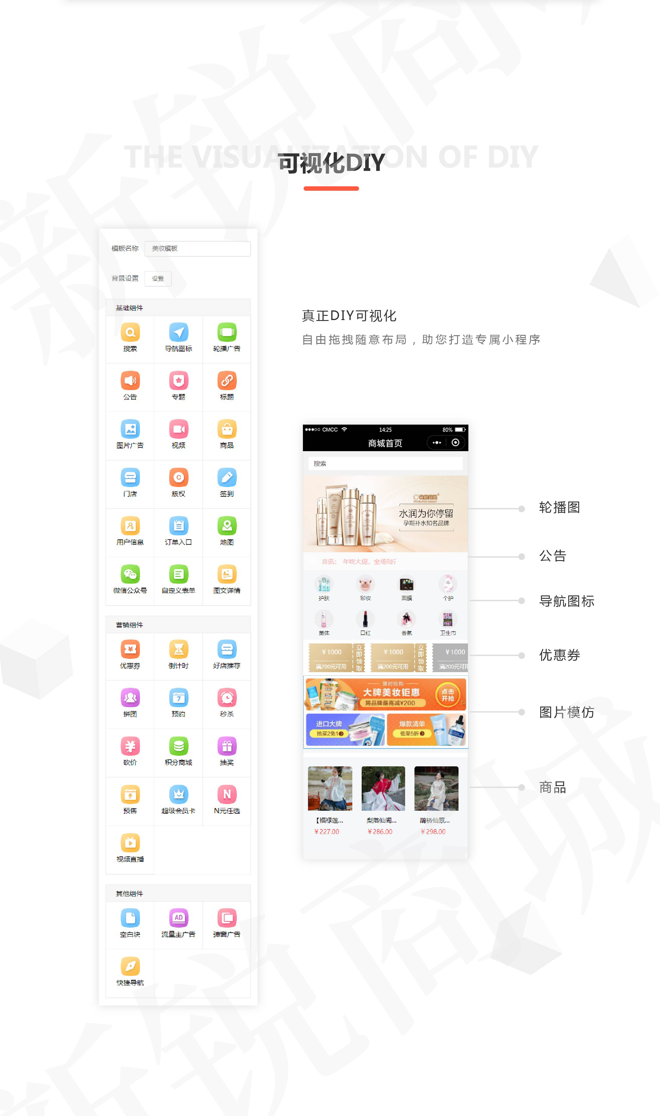 小程序, 电商/零售, 电商, 超市, 零售, 小程序商城, 商城