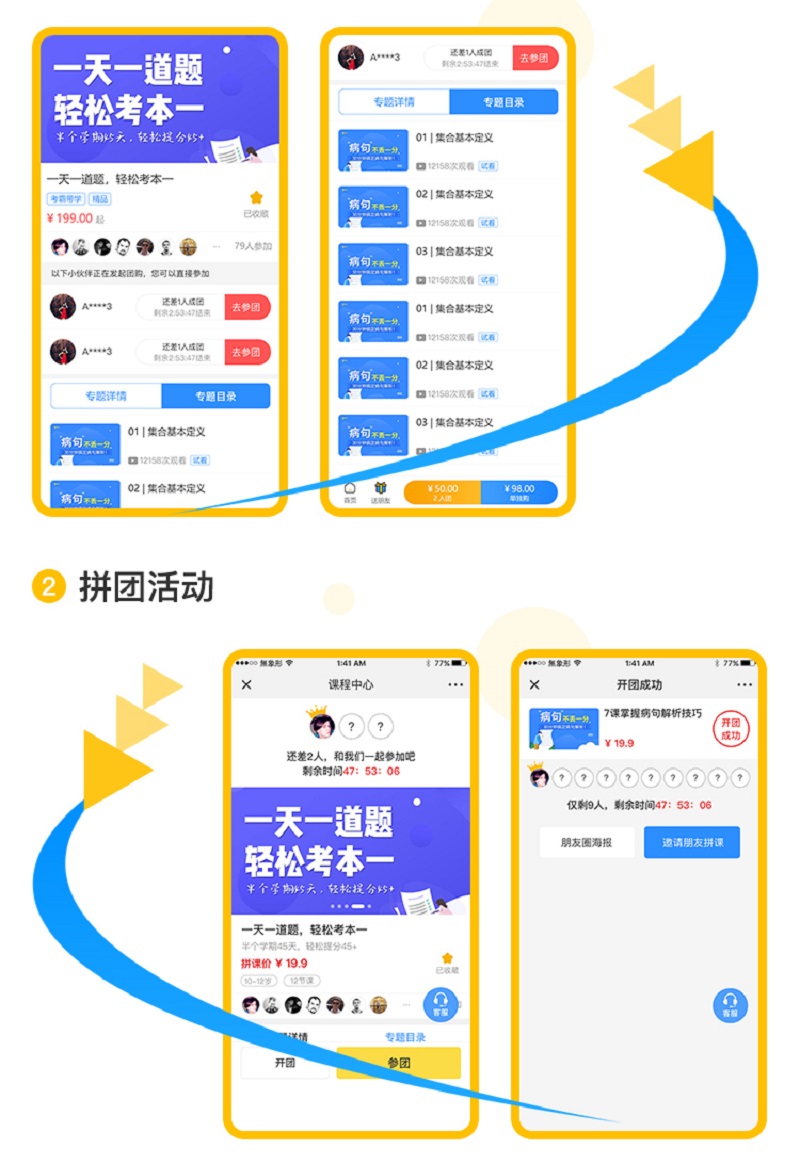 微信服务定制, 公众号定制, 知识付费, 微信公众号, 课程售卖