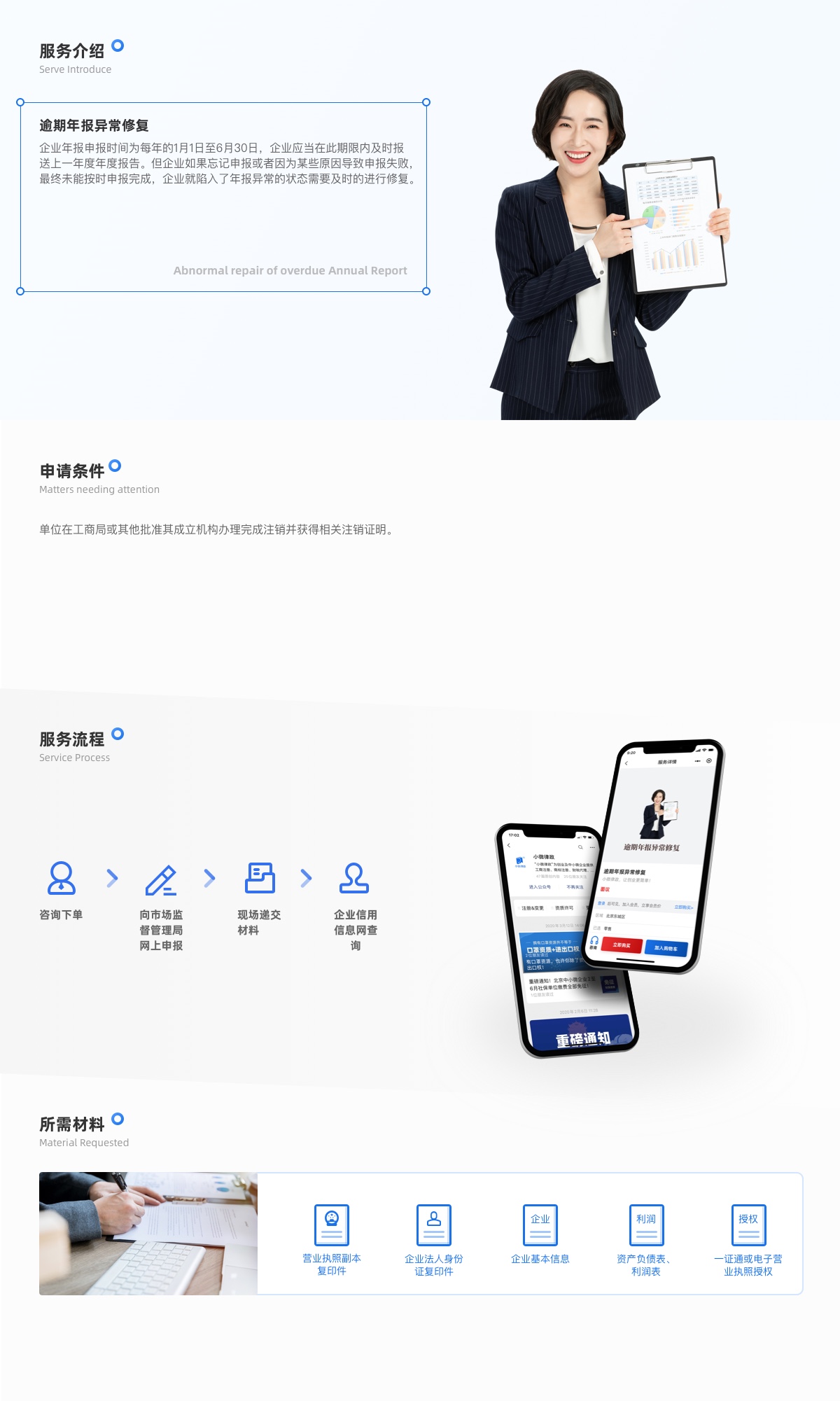 工商财税, 工商财税, 营业执照, 企业年报, 年报异常修复, 工商代办