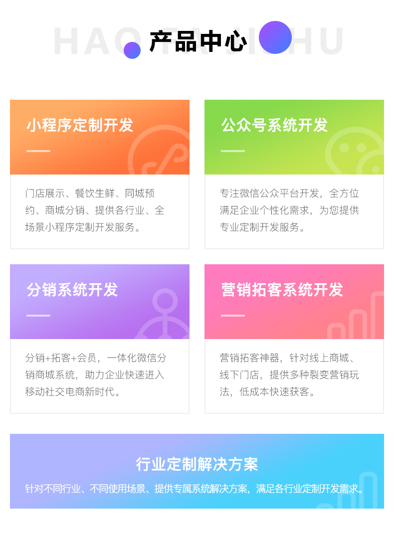 微信服务定制, 小程序定制, 小程序商城