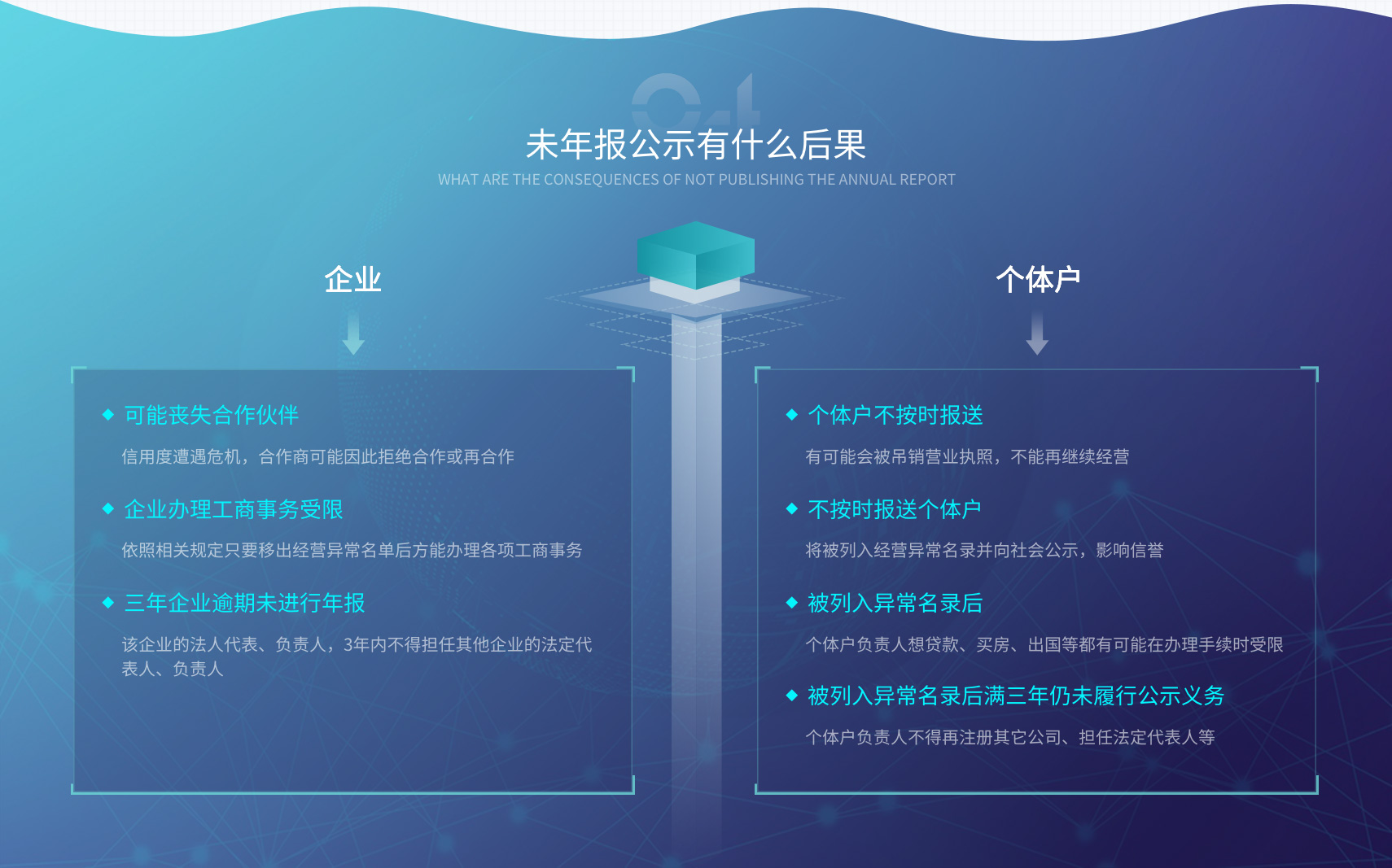 工商财税, 工商财税, 年报公示