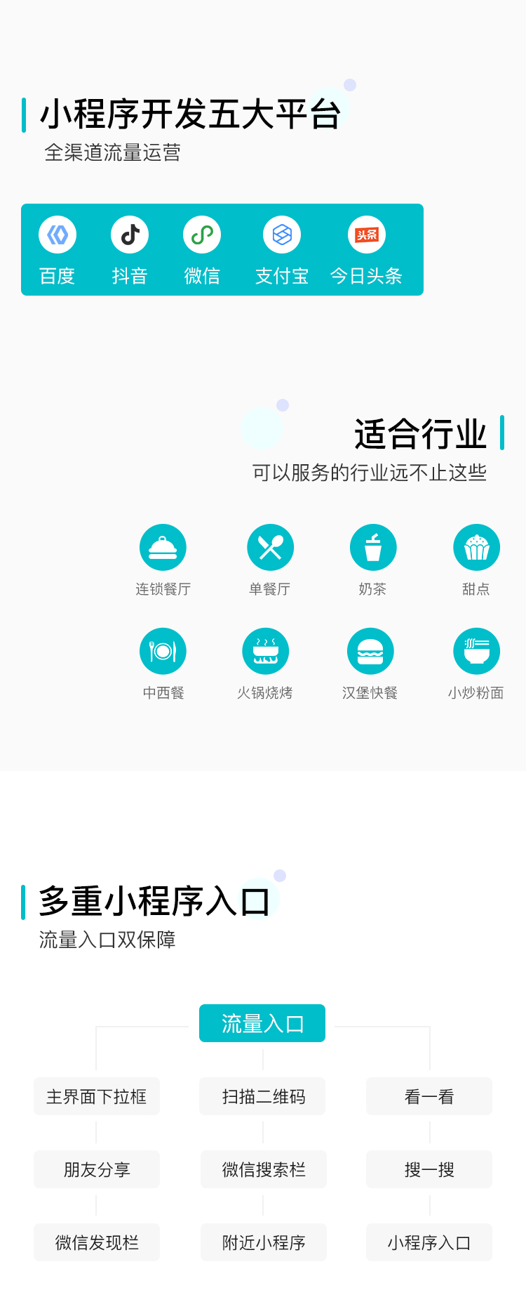 微信服务定制, 小程序定制, 餐饮外卖, 生活服务, 美食, 饮品, 小吃