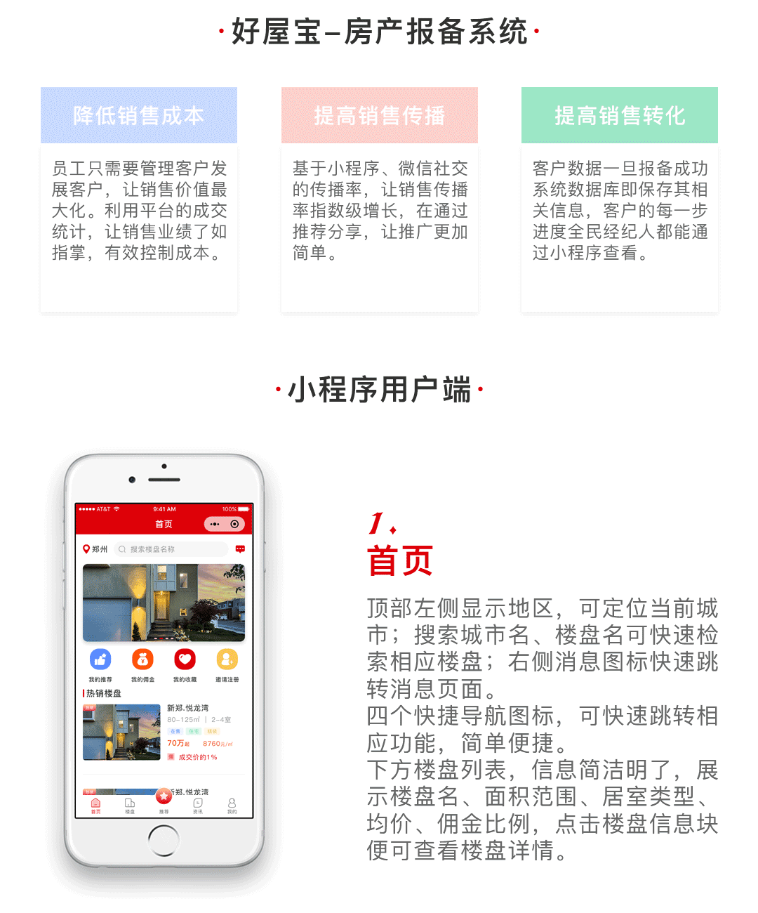 微信服务定制, 小程序定制, 全名经纪人, 房产报备, 恒房通, 小程序源码, App源码
