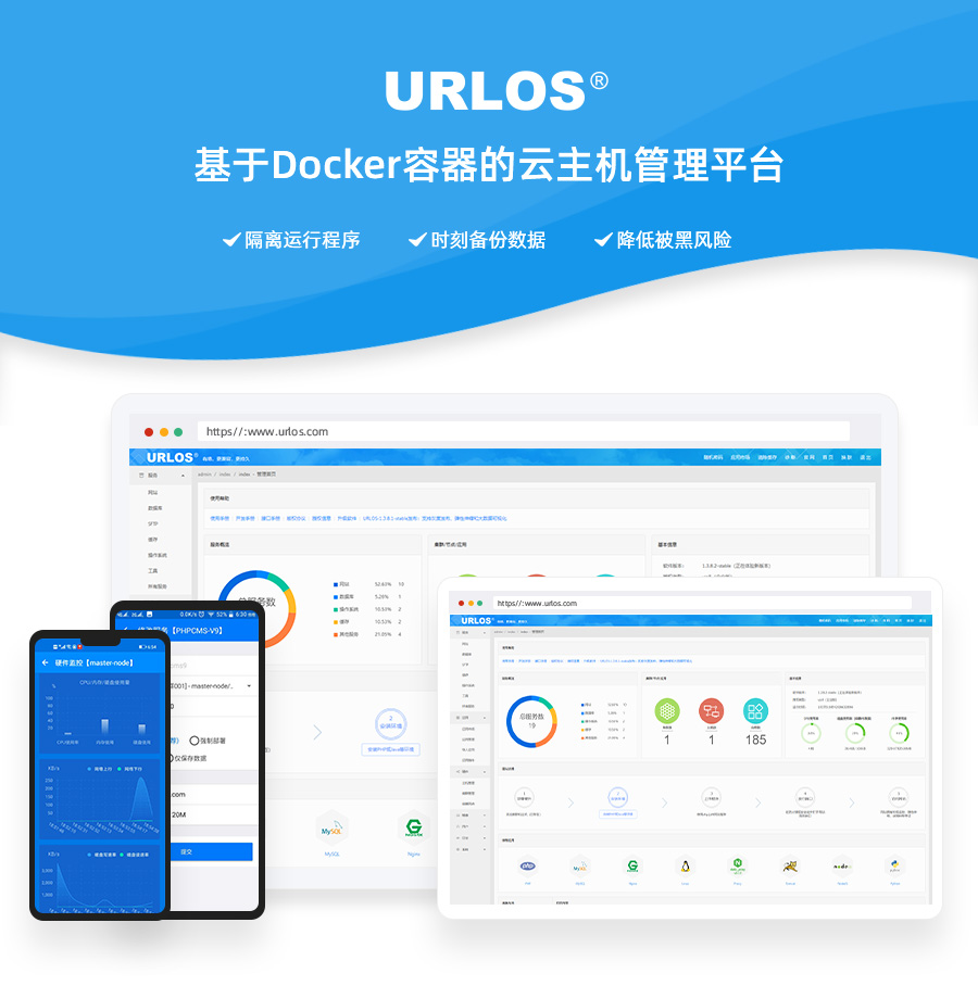 运维工具, 运维工具, DevOps, Docker容器, 管理面板, 自动化运维, URLOS