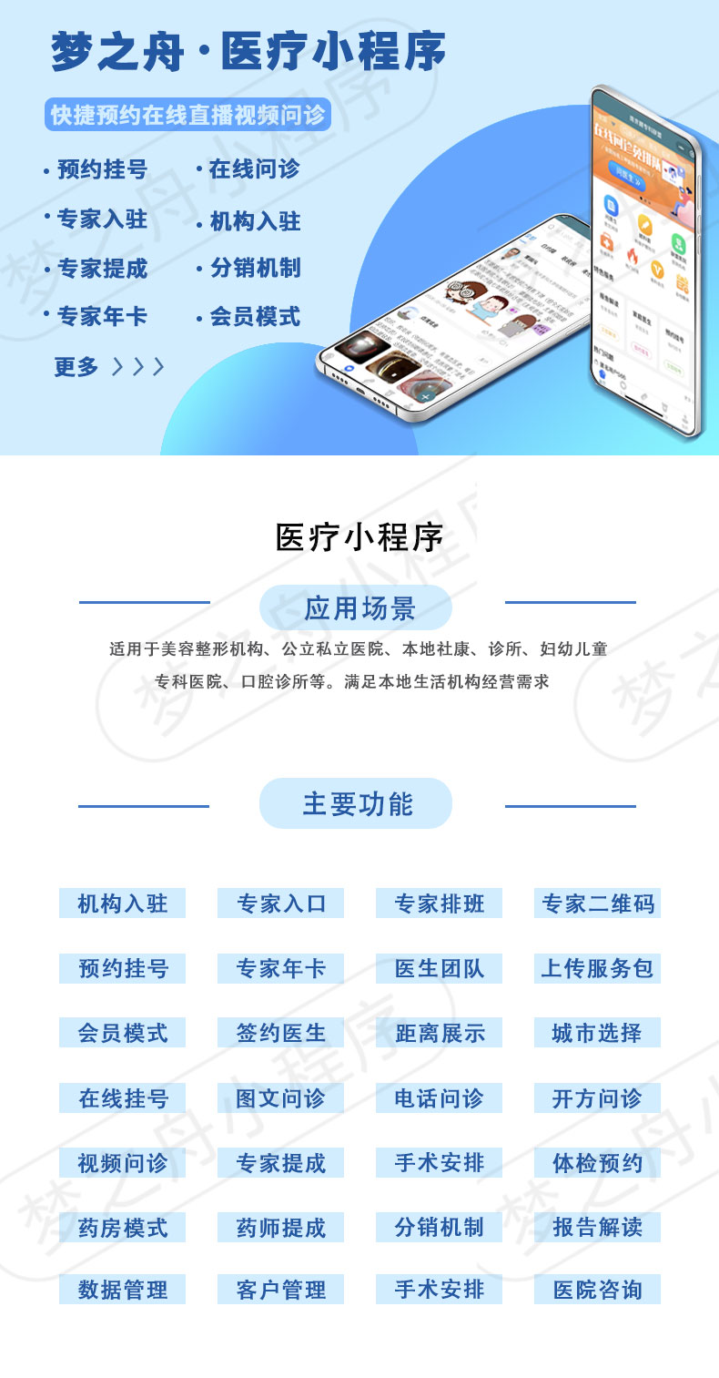 小程序, 政务民生, 医疗, 预约挂号, 在线问诊, 专家机构入驻
