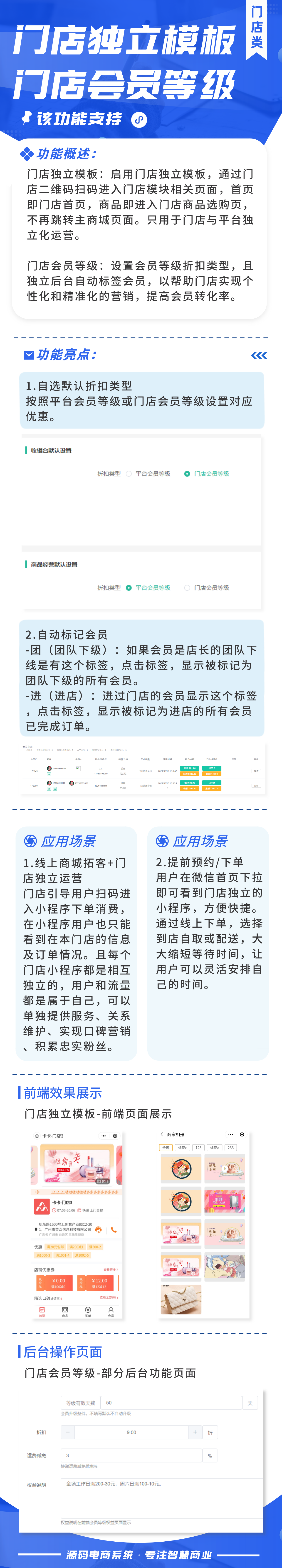 智能小程序, 电商/零售, 电商, 零售, 小程序商城, 商城, 多商户