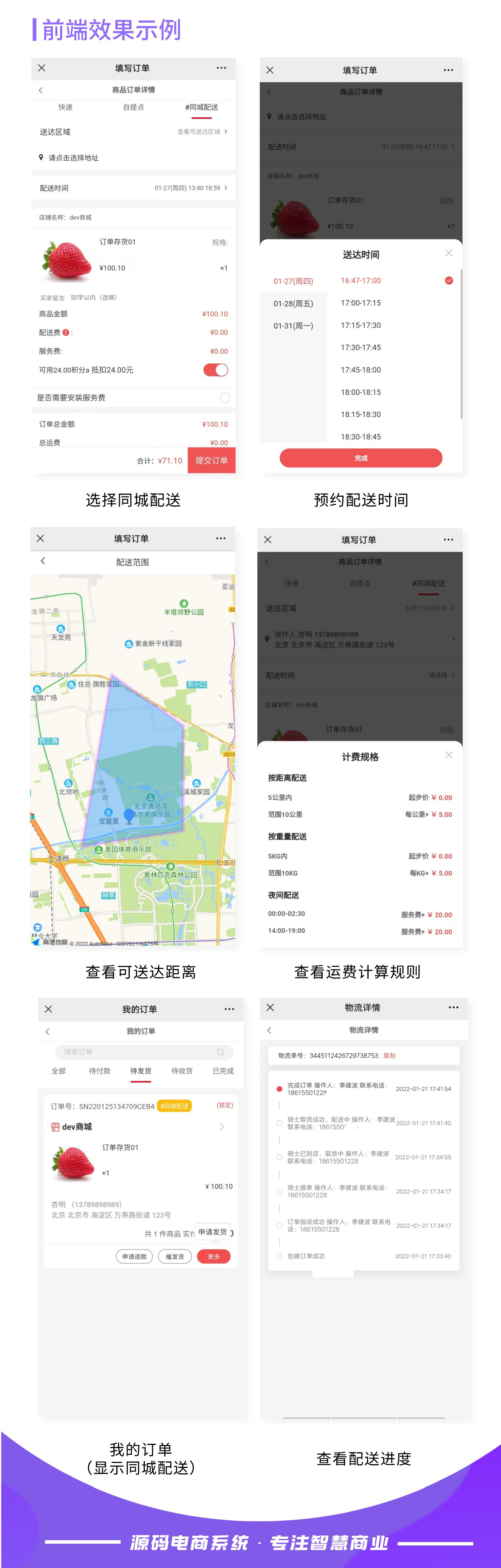 智能小程序, 电商/零售, 超市, 零售, 门店, O2O, 多商户