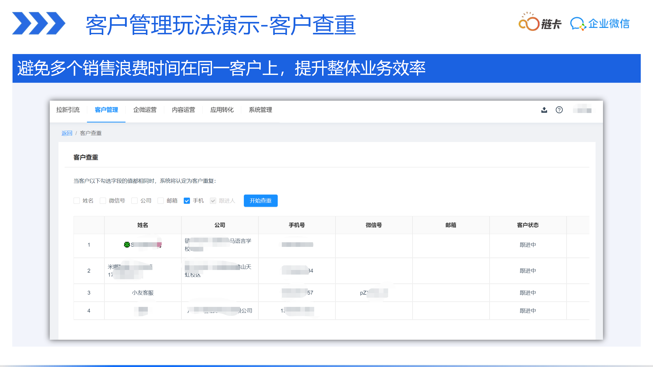 销售管理, 销售管理, CRM, 企业微信, 营销自动化